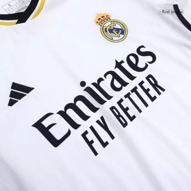 a close up of a jersey