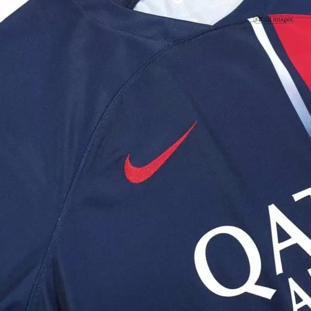 a close up of a blue shirt
