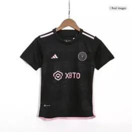 a black shirt with pink letters on a swinger