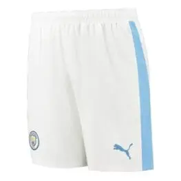 a white shorts with a blue stripe