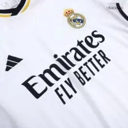a close up of a jersey