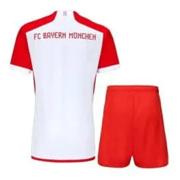 a red and white sports uniform