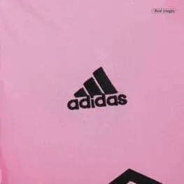 a close up of a pink shirt