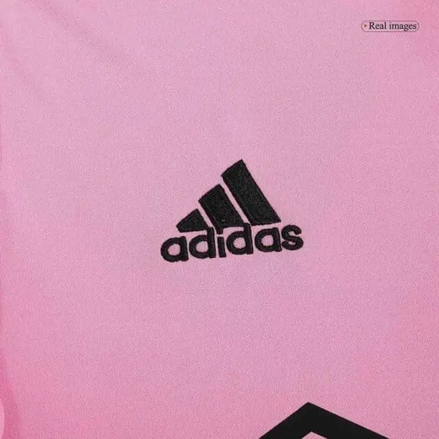 a close up of a pink shirt