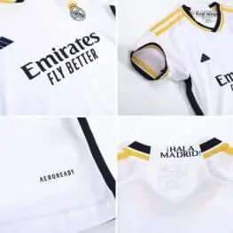 a collage of a white jersey