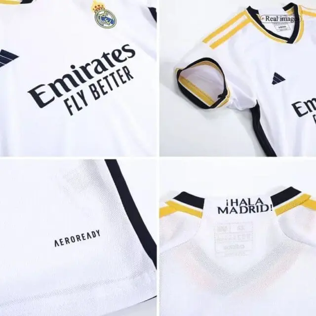 a collage of a white jersey