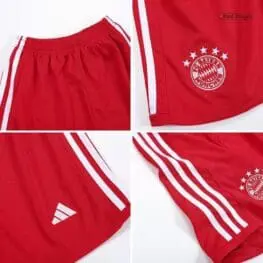 a collage of red shorts