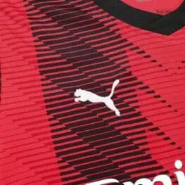 a close up of a jersey