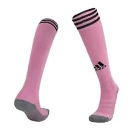a pair of pink socks