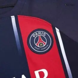 a close up of a jersey