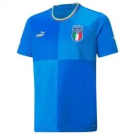a blue shirt with a patch on it