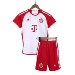a red and white sports uniform