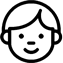 a black background with a white spot