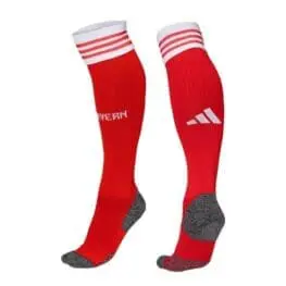 a pair of red socks