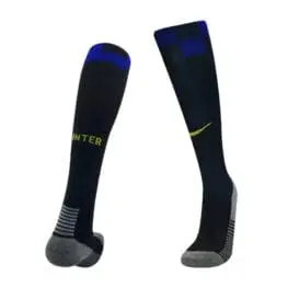 a pair of socks with a logo on them