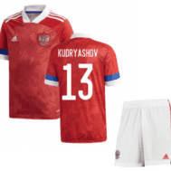 Футбольная форма Кудряшов 13 Россия ЕВРО 2020