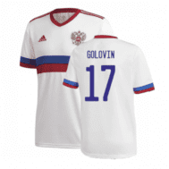Гостевая футболка Россия Головин Евро 2020