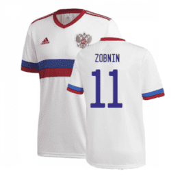 Гостевая футболка Россия Зобнин Евро 2020