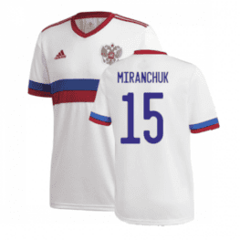 Гостевая футболка Россия Миранчук Евро 2020