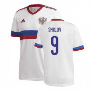 Гостевая футболка Россия Смолов Евро 2020