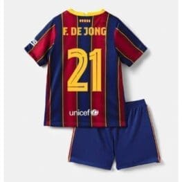 Детская форма Френки де Йонг Барселона сезон 2020-2021
