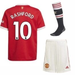 Футбольная форма Рашфорд 10 Манчестер Юнайтед 2021-2022 с гетрами