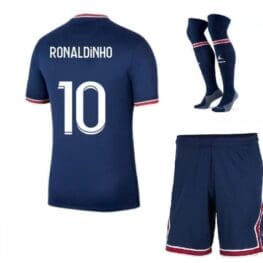 Футбольная форма Роналдиньо 10 ПСЖ 2021-2022 с гетрами