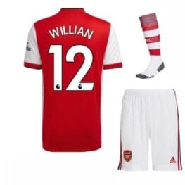 Футбольная форма Виллиан 12 Арсенал 2021-2022 с гетрами