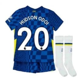 Детская форма Хадсон-Одои Челси 2021-2022 с гетрами
