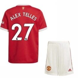 27 Футбольная форма Алекс Теллес 27 Манчестер Юнайтед 2021-2022