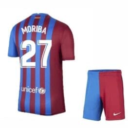 Футбольная форма Мориба 27 Барселона 2021-2022