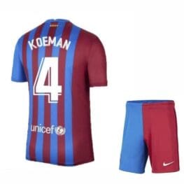 Футбольная форма Куман 4 Барселона 2021-2022
