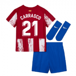 Детская форма Карраско Атлетико Мадрид 2021-2022 с гетрами