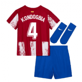 Детская форма Кондогбья Атлетико Мадрид 2021-2022 с гетрами