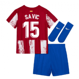 Детская форма Савич Атлетико Мадрид 2021-2022 с гетрами