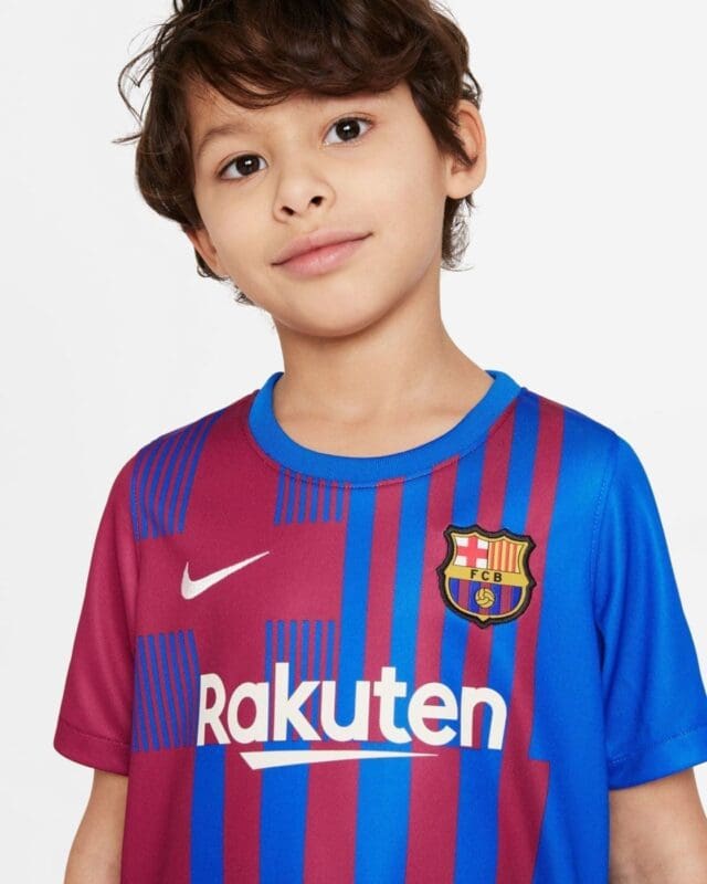 Детская форма Барселона 2021-2022 с гетрами