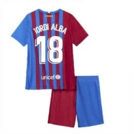 Детская форма Жорди Альба Барселона 2021-2022