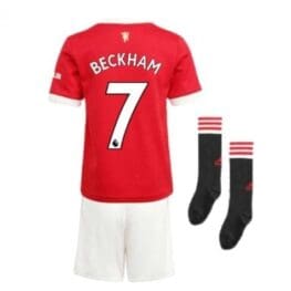 Детская форма Бекхэм Манчестер Юнайтед 2021-2022 с гетрами