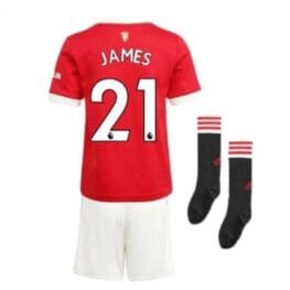 Детская форма Джеймс Манчестер Юнайтед 2021-2022 с гетрами