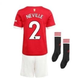 Детская форма Невилл Манчестер Юнайтед 2021-2022 с гетрами