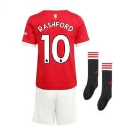 Детская форма Рашфорд Манчестер Юнайтед 2021-2022 с гетрами