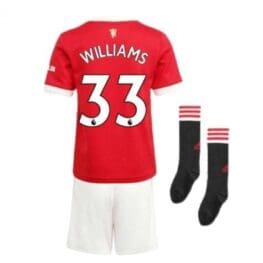 Детская форма Уильямс Манчестер Юнайтед 2021-2022 с гетрами