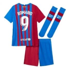 Детская форма Ромарио Барселона 2021-2022 с гетрами