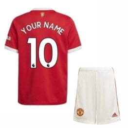 Футбольная форма Манчестер Юнайтед 2021-2022 с именем и номером