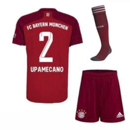 Футбольная форма Упамекано 2 Бавария Мюнхен 2021-2022 с гетрами
