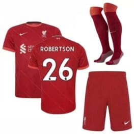 Футбольная форма Робертсон 26 Ливерпуль 2021-2022 с гетрами