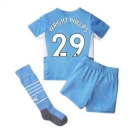 Детская форма Райт-Филлипс Манчестер Сити 2021-2022 с гетрами