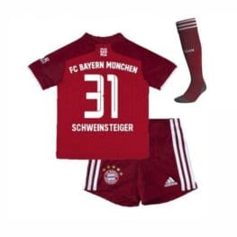 Детская форма Швайнштайгер Бавария Мюнхен 2021-2022 с гетрами