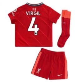 Детская форма Вирджил Ливерпуль 2021-2022 с гетрами