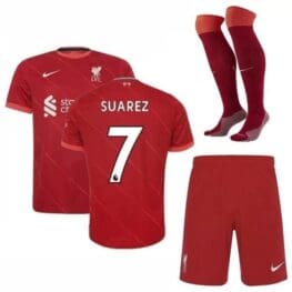 Футбольная форма Суарес 7 Ливерпуль 2021-2022 с гетрами